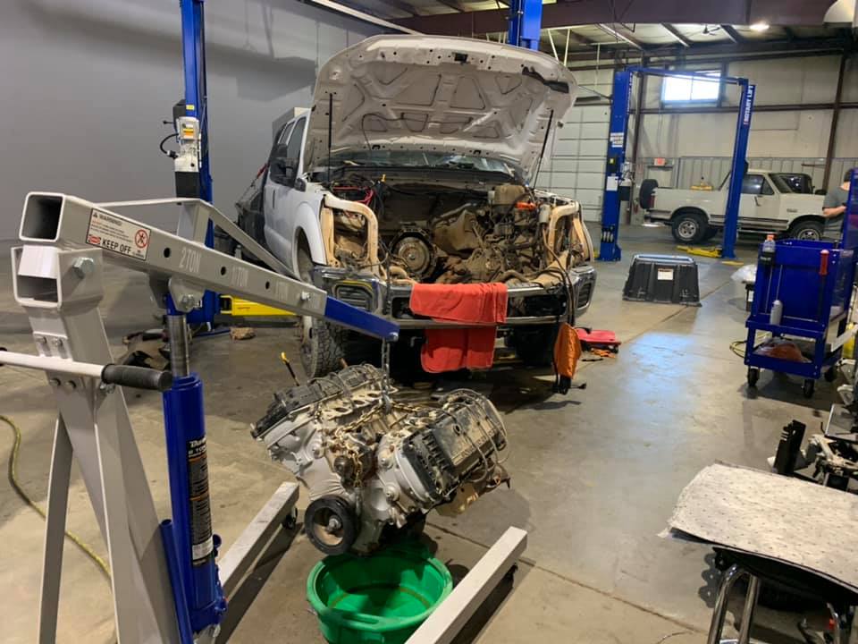 Engine Replacement on a Ford F350
